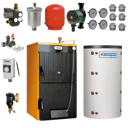 Pack Chaudière bois Ferroli SFL 4 + Ballon tampon 800 L