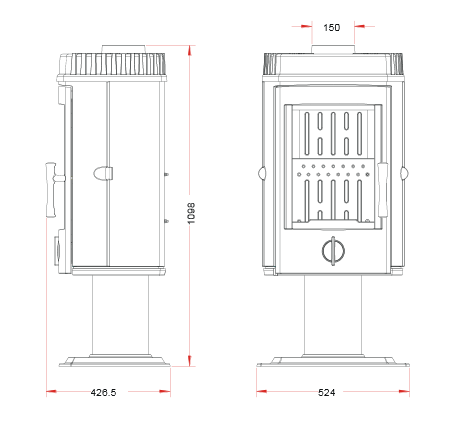 Poêle-cheminée Invicta Mairy – Image 5