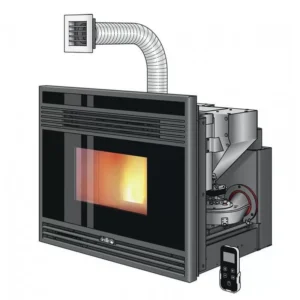 Performant et canalisable – 10 kW  Les inserts à granulés LIERA sont des appareils à granulés performants et modernes. Ils savent se faire oublier au quotidien grâce à une programmation souple et précise. Canalisables, ils rendent aussi possible la diffusion de la chaleur vers une autre pièce. La vitre “MAGIC LIGHT” est opaque foyer éteint. Le LIERA 80 est la version la plus large avec 80 cm. Mode de chargement des granulés : Par trappe  En stock