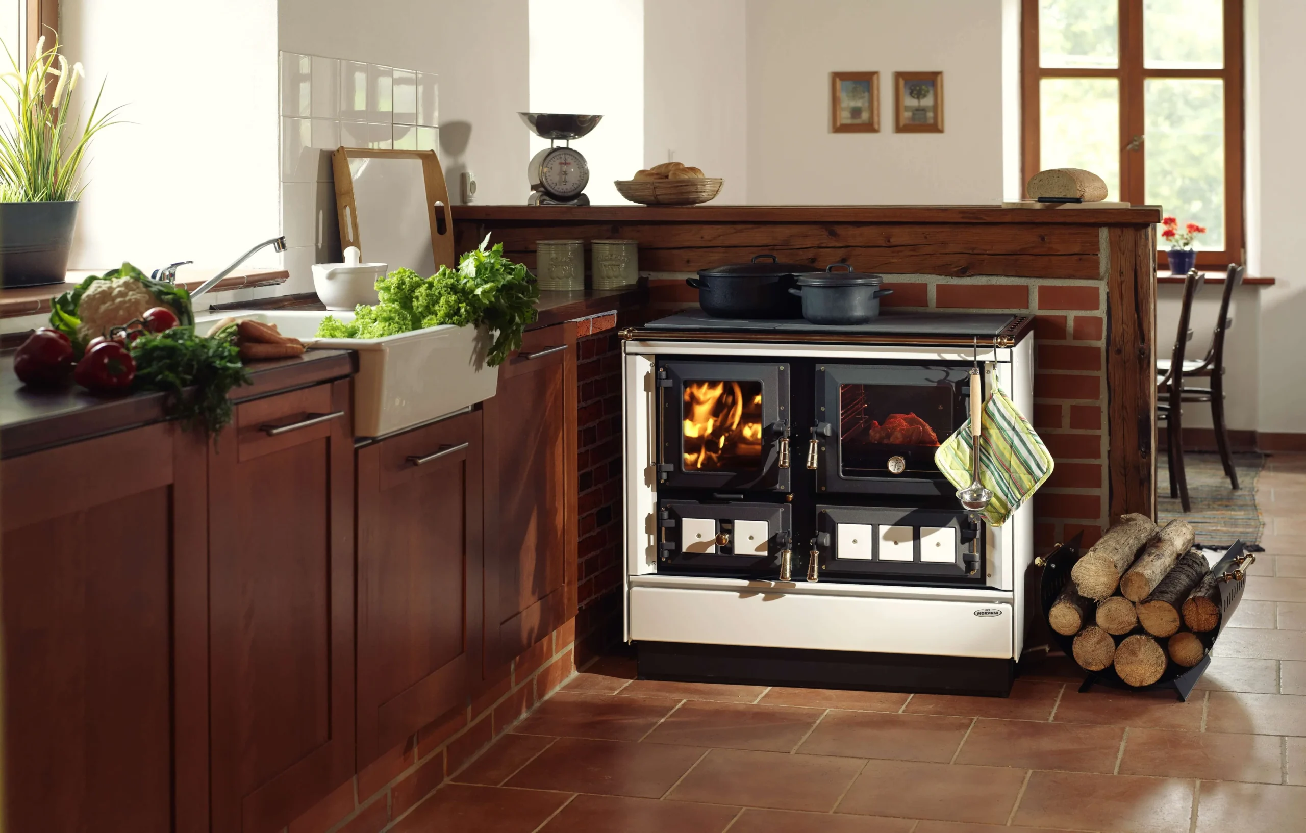 Cuisinière à bois Moravia 9112 – Image 4
