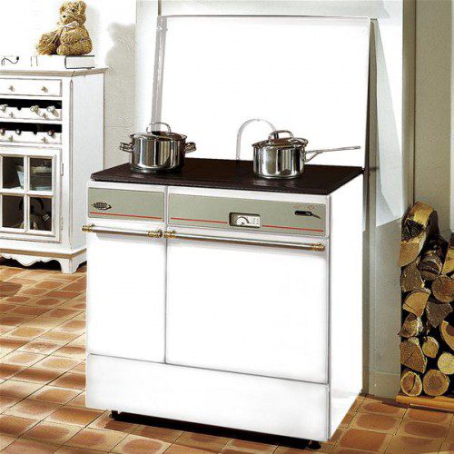 Cuisinière à bois Godin Arpège Blanc 10.5 kW – Image 2