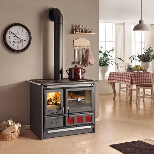 Cuisinière à bois LA NORDICA Cuisinières bois nordica rosa xxl-pierre gris, 8.5 – Image 2