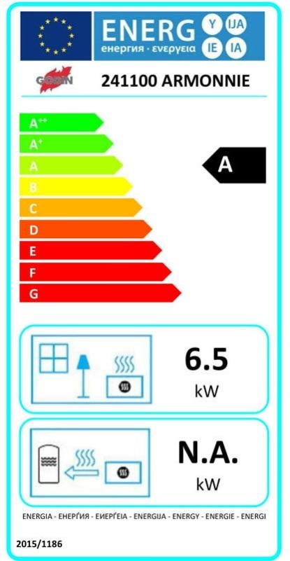 Cuisinière à bois GODIN Armonnie bordeaux, 10.5 kW – Image 4