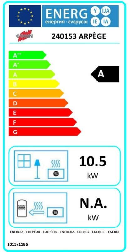 Cuisinière à bois Godin Arpège Blanc 10.5 kW – Image 4