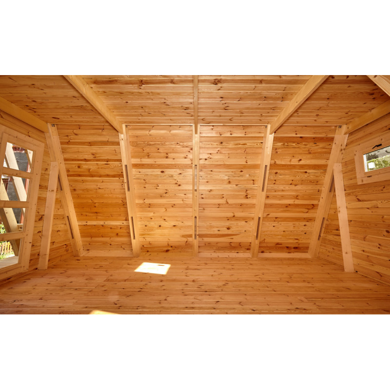Maison de jardin en bois 18m² surface habitable – Image 8