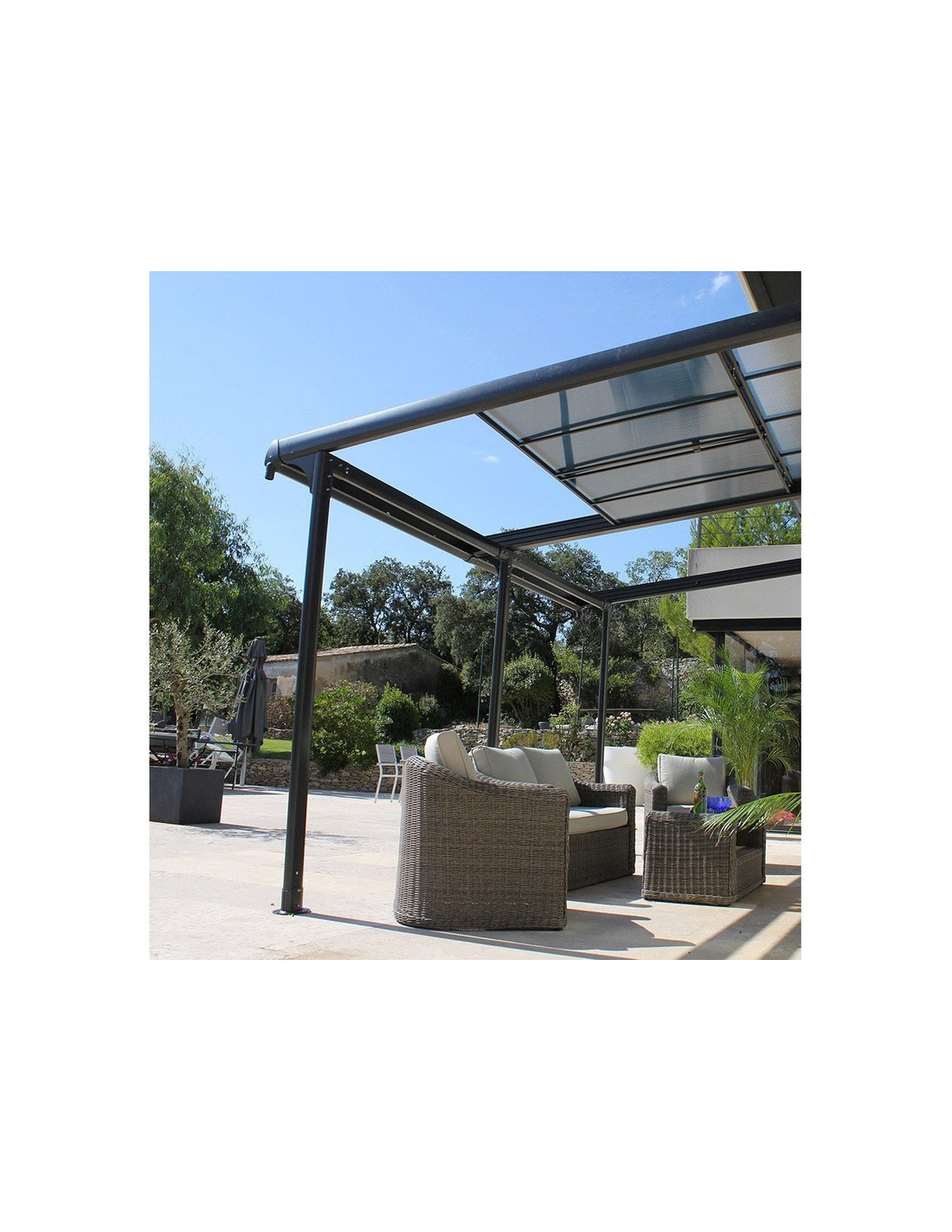 Couverture polycarbonate coulissante pour pergola Azura (sans structure) – Image 9