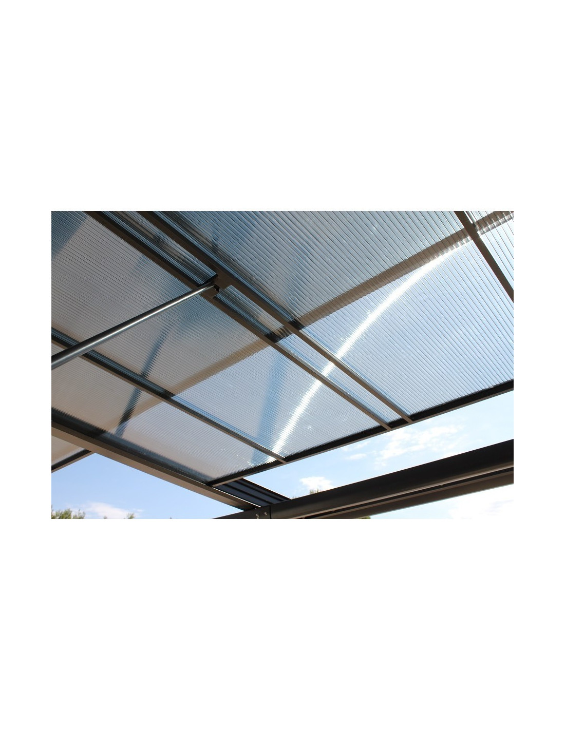 Couverture pour extension de pergola Azura polycarbonate