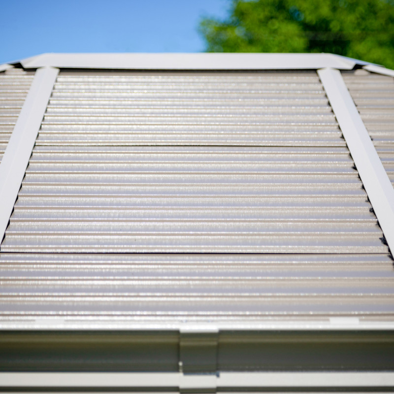 Pavillon Striano 362x427cm en aluminium et acier galvanisé avec moustiquaires – SOJAG – Image 16