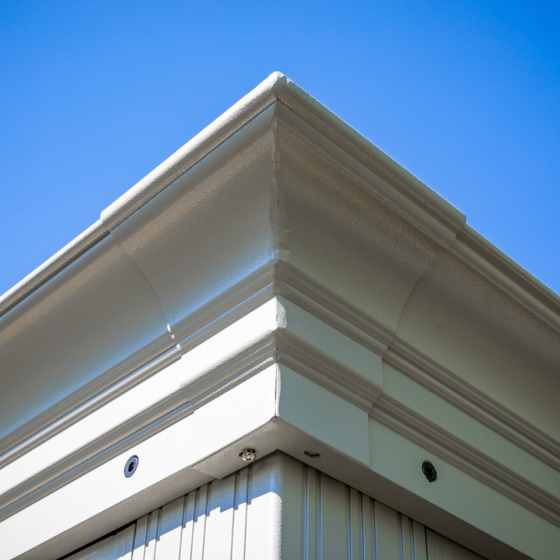 Pavillon Striano 362x298cm en aluminium et acier galvanisé avec moustiquaires – Image 12