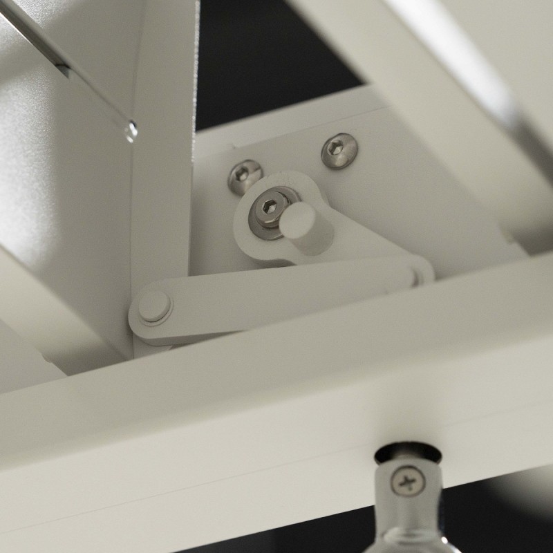 Pergola bioclimatique autoportante en alu blanc 3x3m Ombrea – Image 7