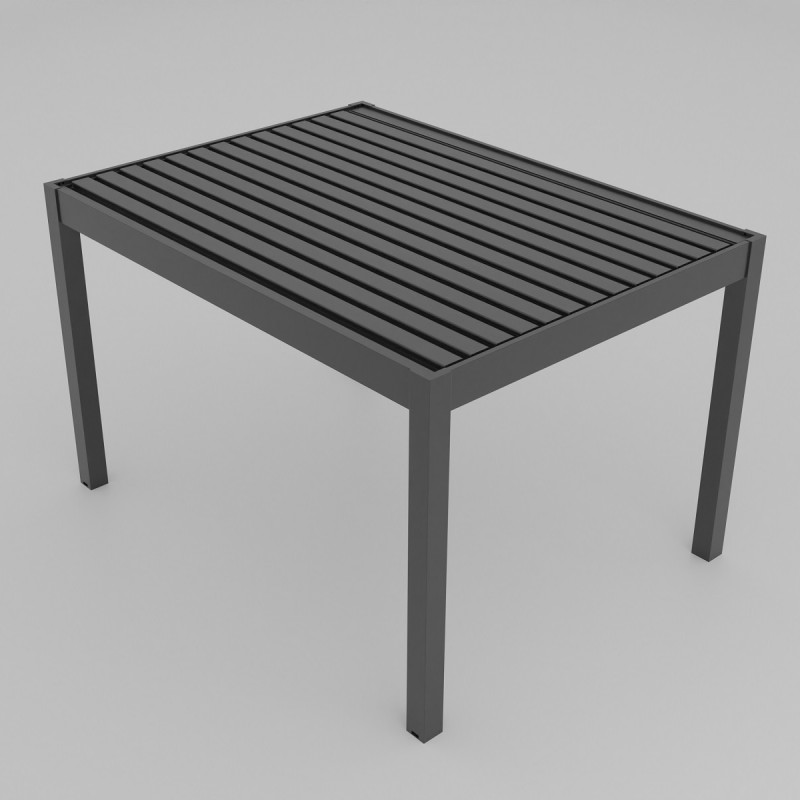 Pergola bioclimatique en aluminium gris anthracite 400x400cm – Image 4