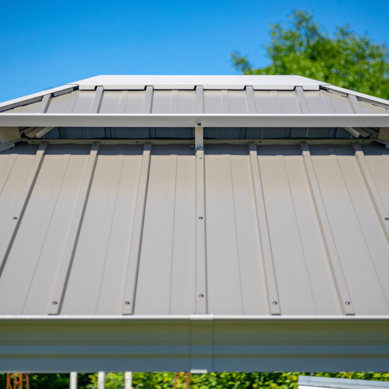 Tonnelle de jardin messina 298x363cm en aluminium thermolaque – Image 9