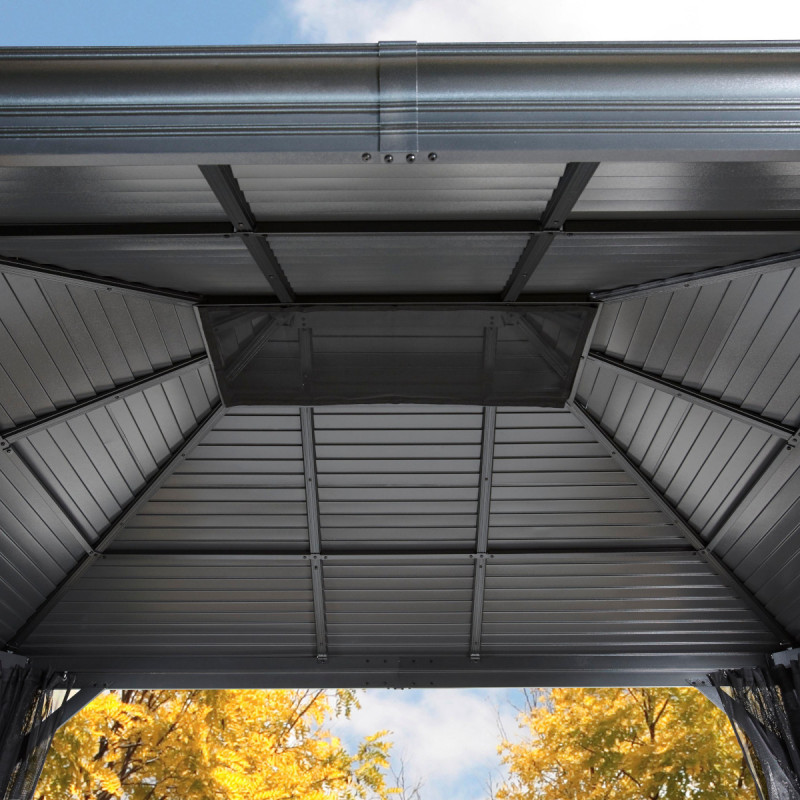 Tonnelle de jardin Mykonos 364x484cm en aluminium thermolaqué – Image 3