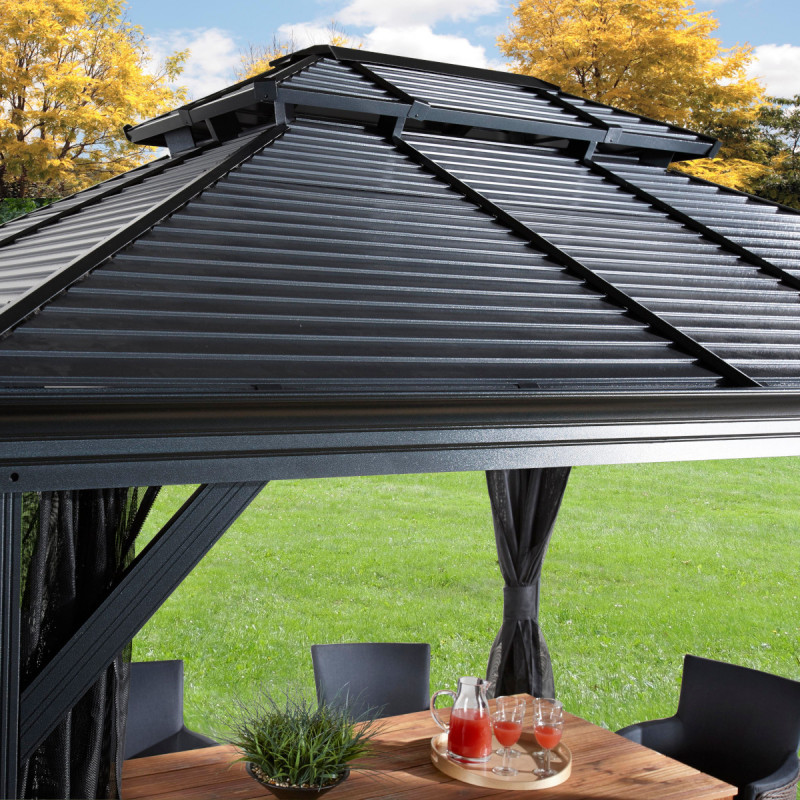 Tonnelle de jardin Mykonos 364x484cm en aluminium thermolaqué – Image 5