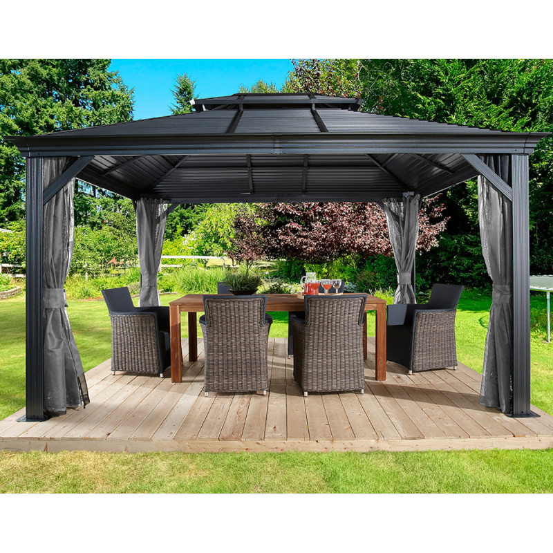 Tonnelle de jardin Mykonos 364x484cm en aluminium thermolaqué – Image 6