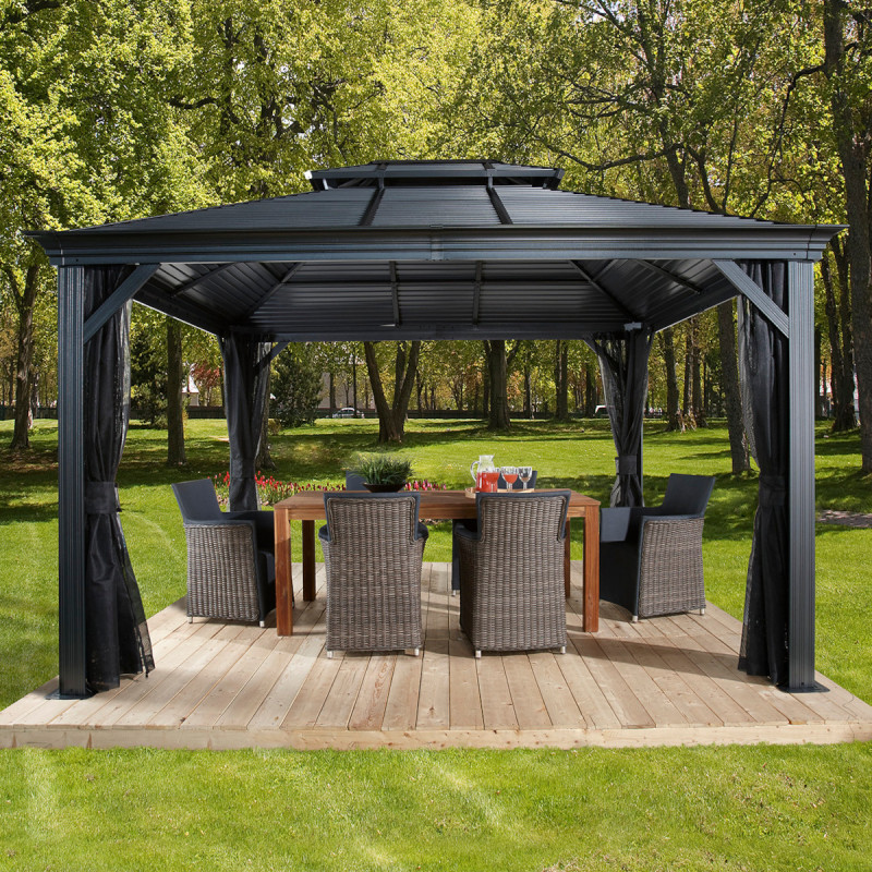 Tonnelle de jardin Mykonos 364x484cm en aluminium thermolaqué – Image 8