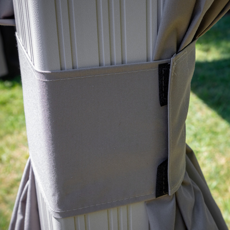 Tonnelle de jardin messina 298x363cm en aluminium thermolaque – Image 6