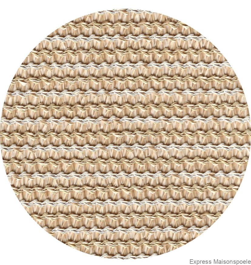 Parasol rond effet raphia – Image 3