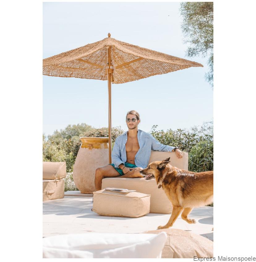 Parasol 3x2m en fibre de coco – Image 4