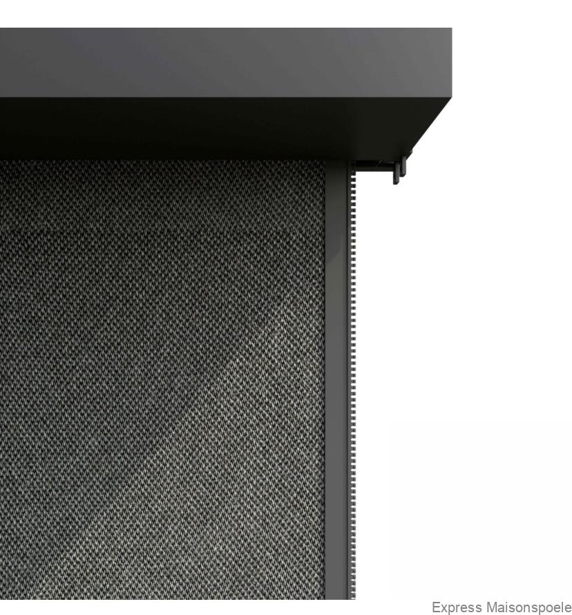 Pergola bioclimatique adossée 4x3m en aluminium blanc avec 1, 2 ou 3 stores, OIA – Image 9