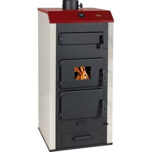 Prity – Chaudière à bois 3,2 kW – Efficacité 77,6 % – Pour chauffage central – Conduit de sortie 150 mm – Volume chauffe-eau 72 L
