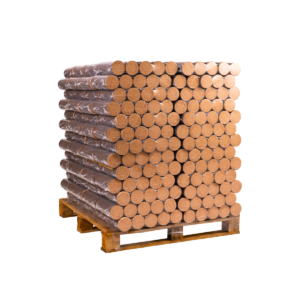 Palette de bûches densifiées ULTRA PREMIUM GRUCHY – 100 % Hêtre