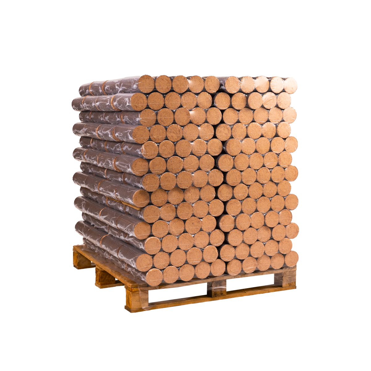 Palette de bûches densifiées ULTRA PREMIUM GRUCHY – 100 % Hêtre